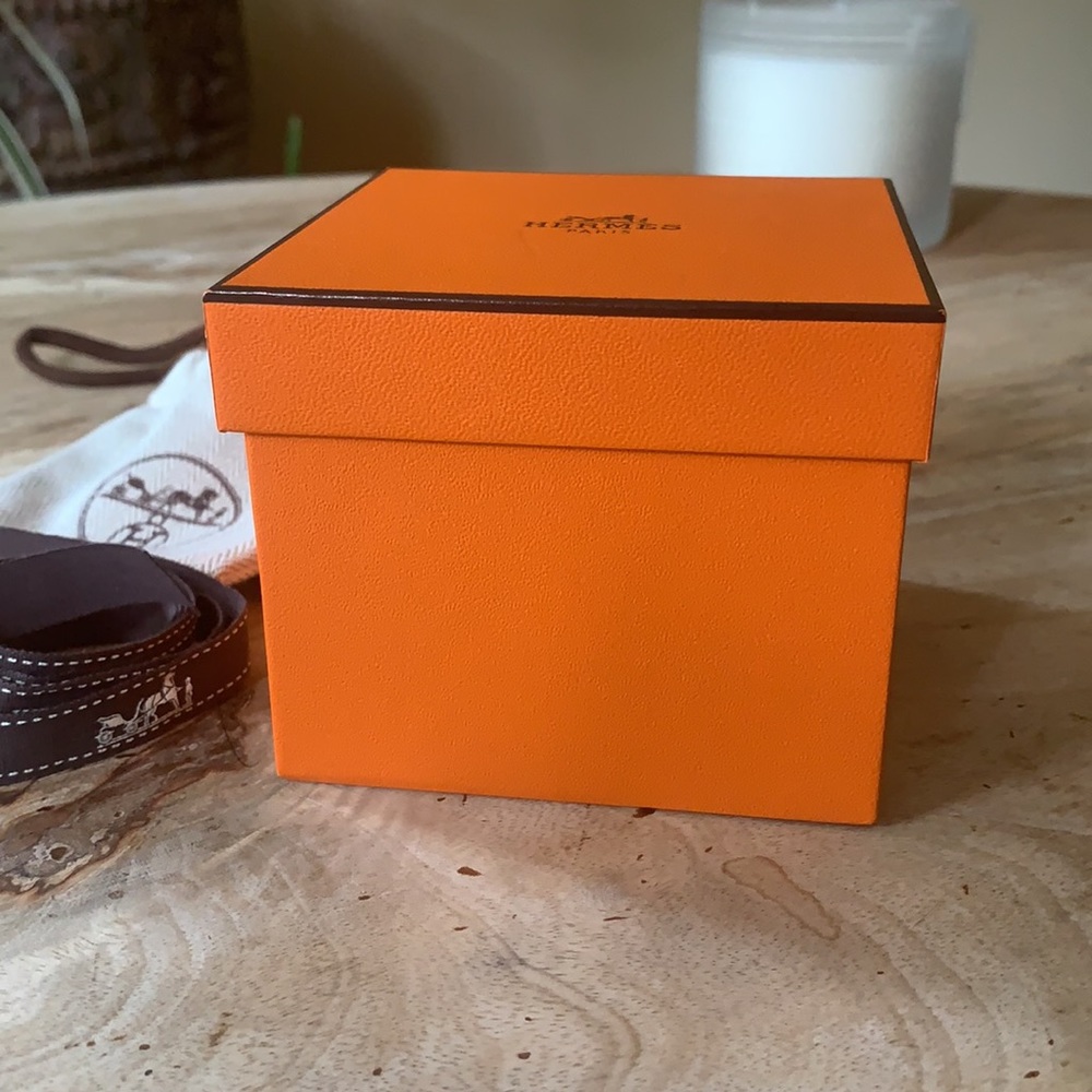 HERMÈS Jewelry Giftbox set w/pouch, ribbon - - Picture 6 of 11